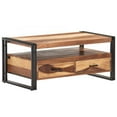 thumbnail image 6 of vidaXL Coffee Table 39.4"x21.7"x17.7" Solid Acacia Wood, 6 of 8