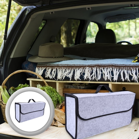 Boovnll Accessoires de Voiture pour Femmes, Boîte de Rangement Pliable en Non-Tissé, Coffre de Voiture Pliable, Boîte de Rangement Pliable pour Utilisation en Voiture, Voiture, Accessoires Intérieurs de Voiture, Accessoires de Voiture