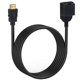thumbnail image 1 of 4.9ft Version 1.4 AUX Video Cable Cord Female to Male/Female Connectors, 1 of 5