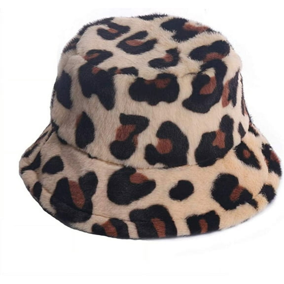 GegeenDomog Winter Bucket Hat for Women Warm Hats Cute Warm Soft Faux Fur Fisherman Cap