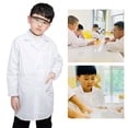 thumbnail image 2 of Kids Cotton Lab Coat Doctor Costume For Role Play Science Experiment Pretend Play Multiple Colors Available Sizes, 2 of 8