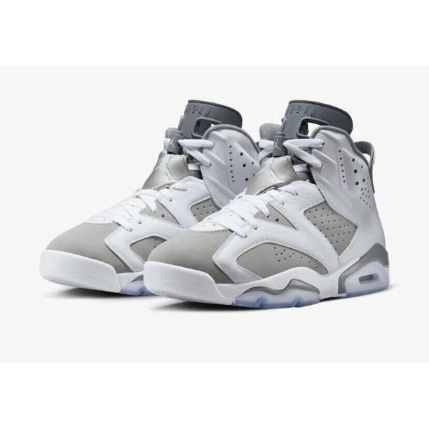 Ni - ke NEW Air Jordan 6 Retro Men's Size 17 White/Medium Grey-Cool Grey CT8529-100