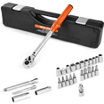 thumbnail image 1 of VEVOR Click Torque Wrench Set 3/8Inch Drive 5-60 N.m / 3.7-44.3 lbf.ft Dual-direction, 1 of 9
