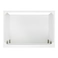 thumbnail image 6 of Ariel Hamlet 31 In. Oval Sink Vanity With 1.5 In. Carrara White Countertop In White, 6 of 10