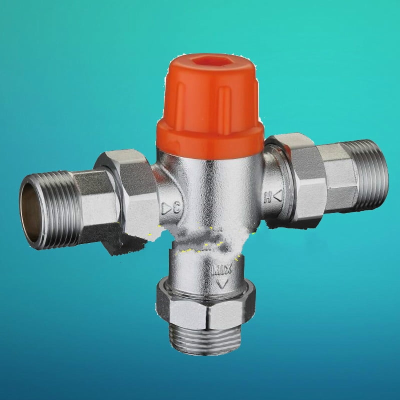 Thermostatic 3 way valve BSP thermostatic mixing valve DN15 DN20 DN25