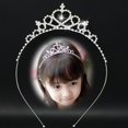 thumbnail image 3 of [Big Clear!]1/2/3 Pack Creative Tiara Wedding Princess Prom Girls Kids Crystal Rhinestone Party Crown Headband, 3 of 5