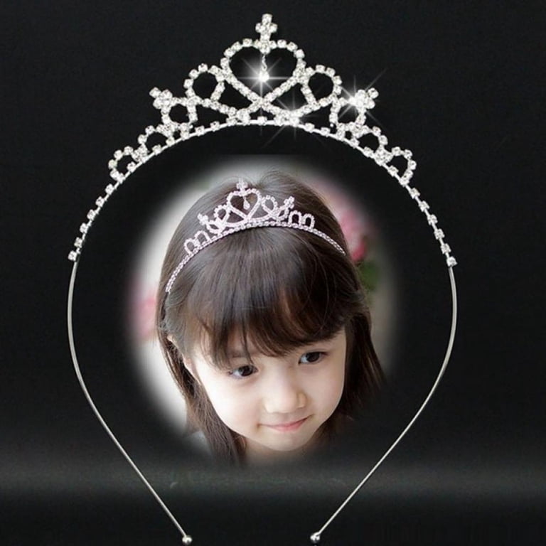 Big Clear!]1/2/3pcs Princess Tiara Comb, Flower Girls  display picture 2