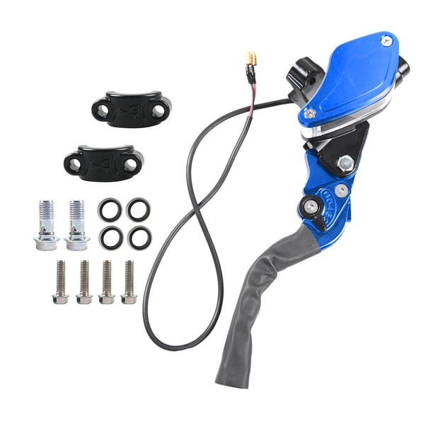 Manillar Universal de Aluminio CNC de 7/8 "22mm, Hidráulico Y Embrague, Cilindro , Conjunto de Palanca de Depósito, Ajuste de Modificació - Azul Yotijar embrague hidráulico