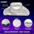 thumbnail image 4 of Silver Fedora, Neon Cowboy Hat, Disco Cowgirl Hat with Light for Club, Sparkly Glitter Space Cowboy Hat Fun Metallic Holographic Party, 4 of 7