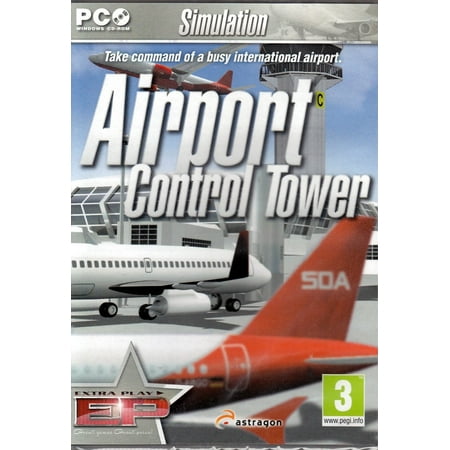 Airport Control Tower PC CDRom - Experience the life of an air traffic controller in a busy (Best Air Traffic Control Game Android)