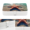 thumbnail image 4 of Starfish Portable PU Leather Earring Organizer with Removable Compartment and Necklace Holder – Jewelry Stand Included, 4 of 6