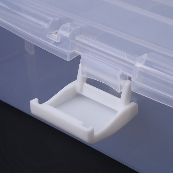 Contenedores de almacenamiento, contenedores de almacenamiento de juguetes transparentes con tres capas para hermanas