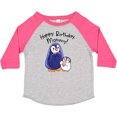 thumbnail image 3 of Inktastic Happy Birthday, Mommy- Cute Penguins Boys or Girls Toddler T-Shirt, 3 of 5