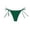 Dark Green, variant on Women Bikini Bottoms Full Coverage Bikini Purple Mid Rise High Leg Bikini Bottom Beach Swimwear