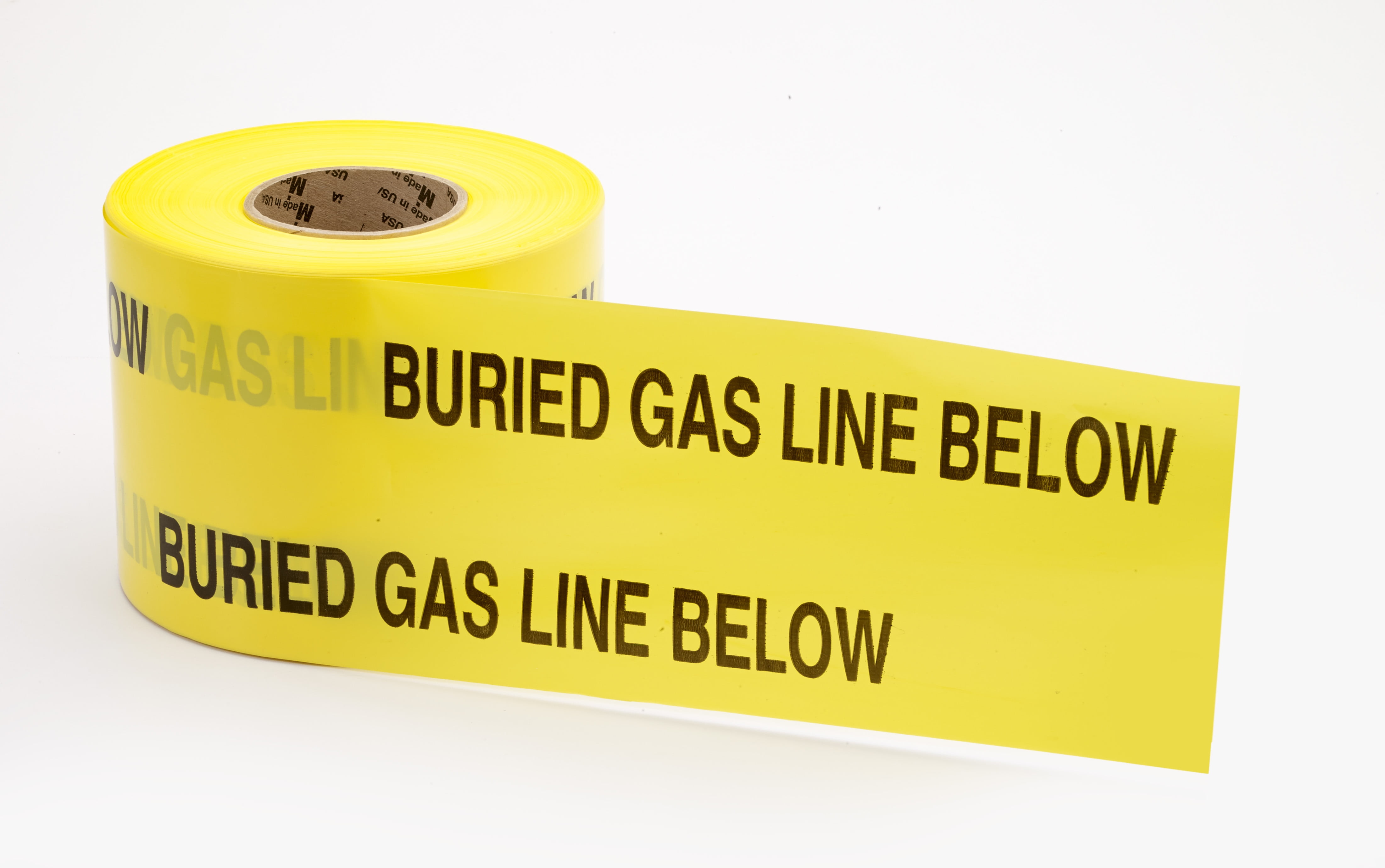 Polyethylene Non Detectable Underground Gas Line Marking Tape, 4.5 mil