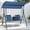 Blue, variant on 2 Person Porch Swing,Outdoor Swing with Pivot Storage Table, Cooler Bag,Patio Swing with Adjustable Canopy for Backyard Balcony Poolside