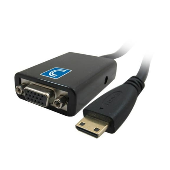 HDMI C Male to VGA Female with Audio Converter