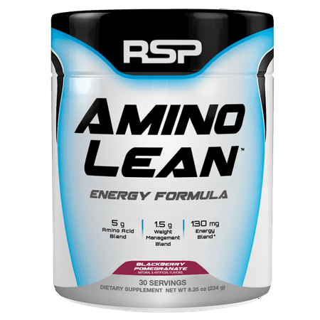 RSP Nutrition AminoLean Pre Workout, Fruit Punch, 30 Servings (Multiple Sizes & (Best Workout For Size)