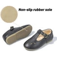 thumbnail image 3 of Toddler Little Girl Mary Jane Dress Shoes Ballet Flats for Girl Party School Shoes Bowknot Princess Shoes, 3 of 7