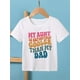 thumbnail image 1 of My Aunt Is Definitely Cooler Than My Dad T-shirt, Round Neck Tees Tops Soft Comfortable, Boys And Girls Summer Clothes, 1 of 6