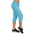 thumbnail image 4 of jjayotai Womens Long Pants Clearance Women's Yoga Pants Loose Soft Drawstring Workout Sweatpants Outdoor Athletic Causal Pants With Pockets, 4 of 8