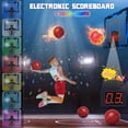 thumbnail image 2 of Canasta de baloncesto con control remoto para interiores y marcador, 2 of 7