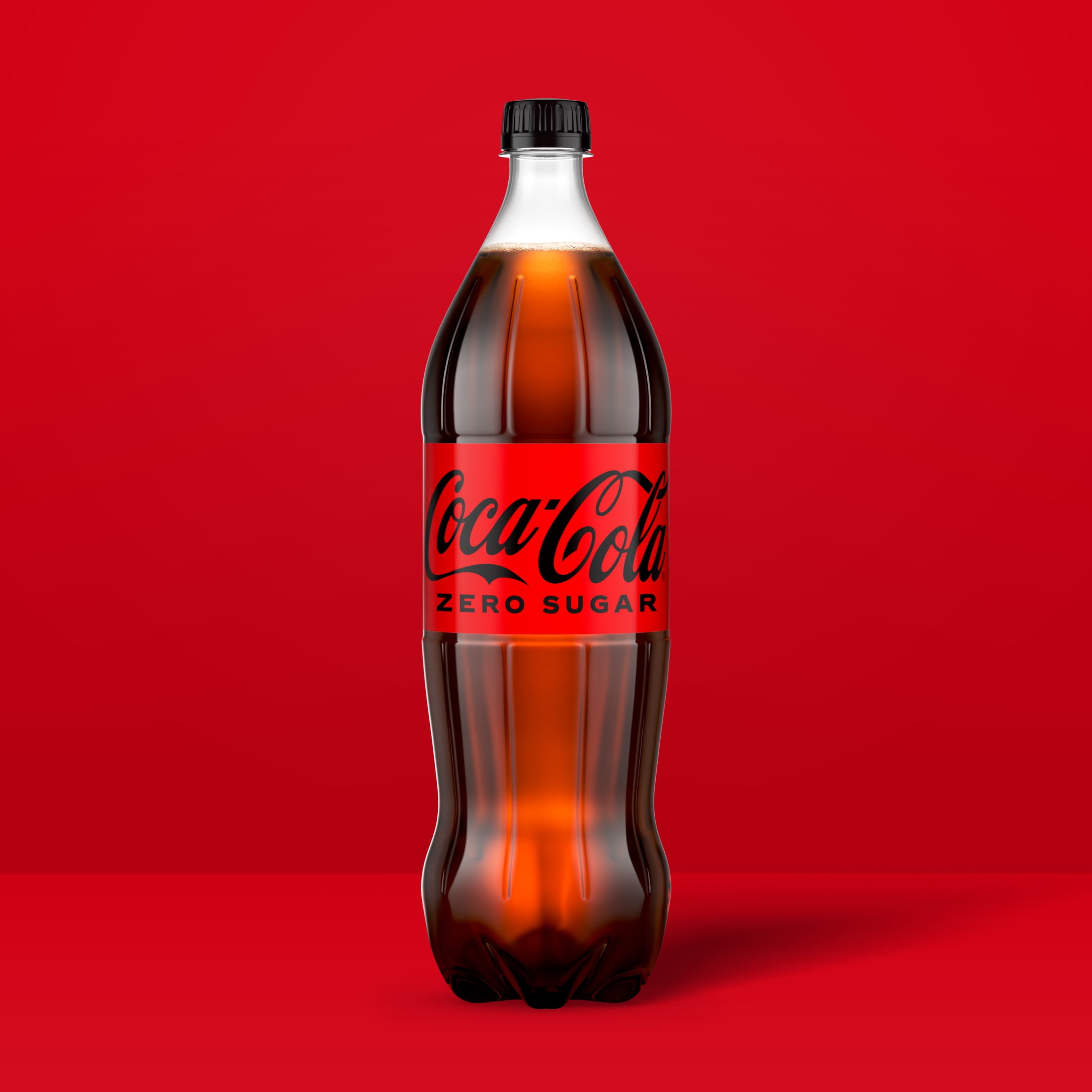 Coca-Cola Zero Sugar Soda Pop Bottle, 1.25 Liters