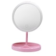 thumbnail image 4 of USB Charging Three Variable LED Light Color Hair Desktop Makeup Mirror Folded Belt Is Lamp Table ,Widely Use, 4 of 5