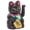 Black, variant on Riousery 4 Inches / 10 cm Lucky Cat Decor Hand Waving Welcoming Cat Fortune Figurine For Home Office Desk Ornament Decoration Housewarming Gift White