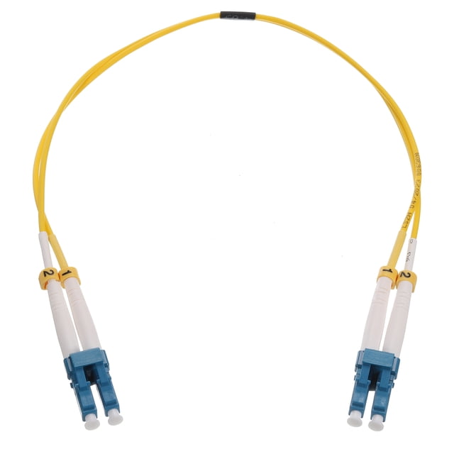 1uds 1 Metro Modo Único Dúplex Fibra Óptica Cable Patch LSZH Saltador Fibra Óptica LC a LC para Centros Datos Enrutadores Conmutadores Transceptores