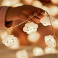 thumbnail image 6 of Usloyux under $5 Window Curtain Lights, Curtain Lights, LED String Lamp with 20 Beads for Party Room Decor, Remote Control Dimmable Fairy Lights, Warm White Decorative Lighting, 6 of 9