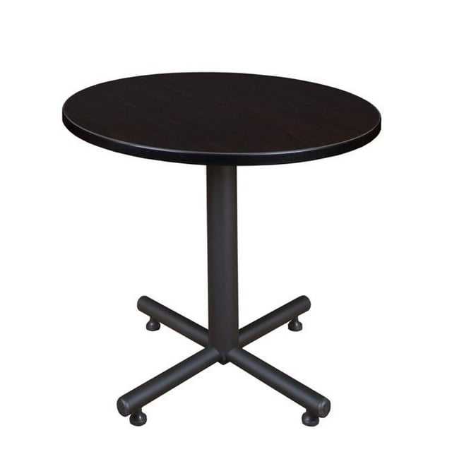 Regency TKB30RNDMW 30 in. Kobe Round Breakroom Table, Mocha Walnut