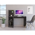 thumbnail image 3 of Depot EShop Toronto Writing Desk With Smokey Oak Finish DE-ELI5559, 3 of 7