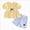 G39-Yellow, variant on Toddler Baby Girls Clothes For 2t 3t 4t 5t 6t Girls Cute Summer Short Sleeve T Shirt Tops Shorts Clothes Sets Baby Girls Outfits 7t Children,Comfy 2-3 Years
