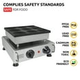 thumbnail image 4 of ALDKitchen Dutch Pancake Maker | Dorayaki Iron | Electric Big Dutch Pancakes Machine | 9 Round-Shaped Big Poffertjes | Stainless Steel | 110V, 4 of 6