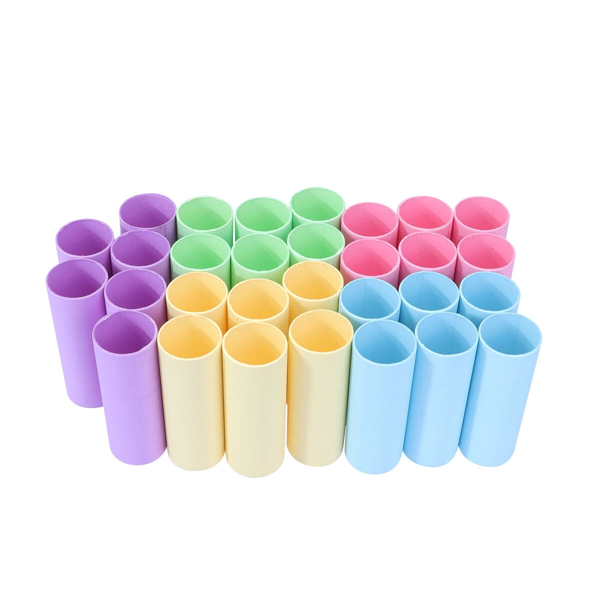 WASHWEPE Kraft Paper Tubes Cylinder Craft Projects Storage 40Pcs 4Cm Diameter