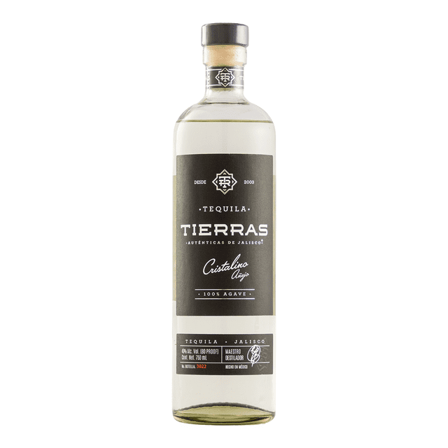 Tequila Tierras Auténticas de Jalisco Añejo Crist 750 Ml Tierras Auténticas de Jalisco Tequila Añejo Cristalino