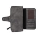 thumbnail image 3 of Lady Bags Long Wallet for Women with Snap Fastener and Zipper Design Portable Clutch in Grey PU, 3 of 5