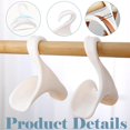 thumbnail image 3 of Gzcnsel 12 PCS Purse Hanger Hook Set - Durable Closet Storage for Handbags, Satchels, and Scarves - Versatile Organizer Rack for Bags and Accessories - (White), 3 of 7