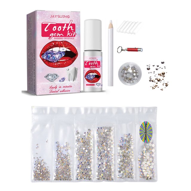Kit de joyería de cristales de dientes de bricolaje shurdy dental set de taladro