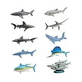 thumbnail image 3 of 10x Modelo de animales marinos Ciaturas marinas Juguetes para niñas Simulación Figuras de animales realistas juguete para favor de la fiesta de regalo, 3 of 8