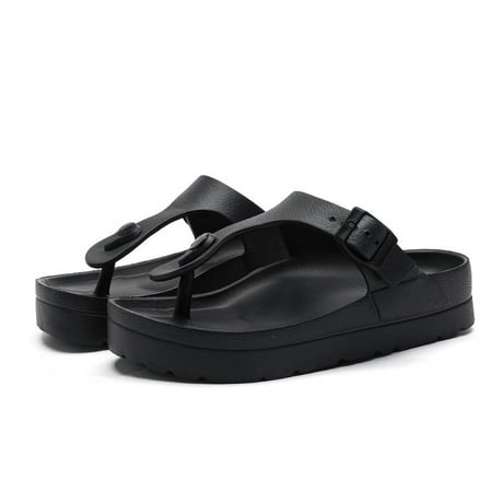 

Summer new slippers women flip-flops wear thick-soled sandals ladies heighten European and American manufacturers
