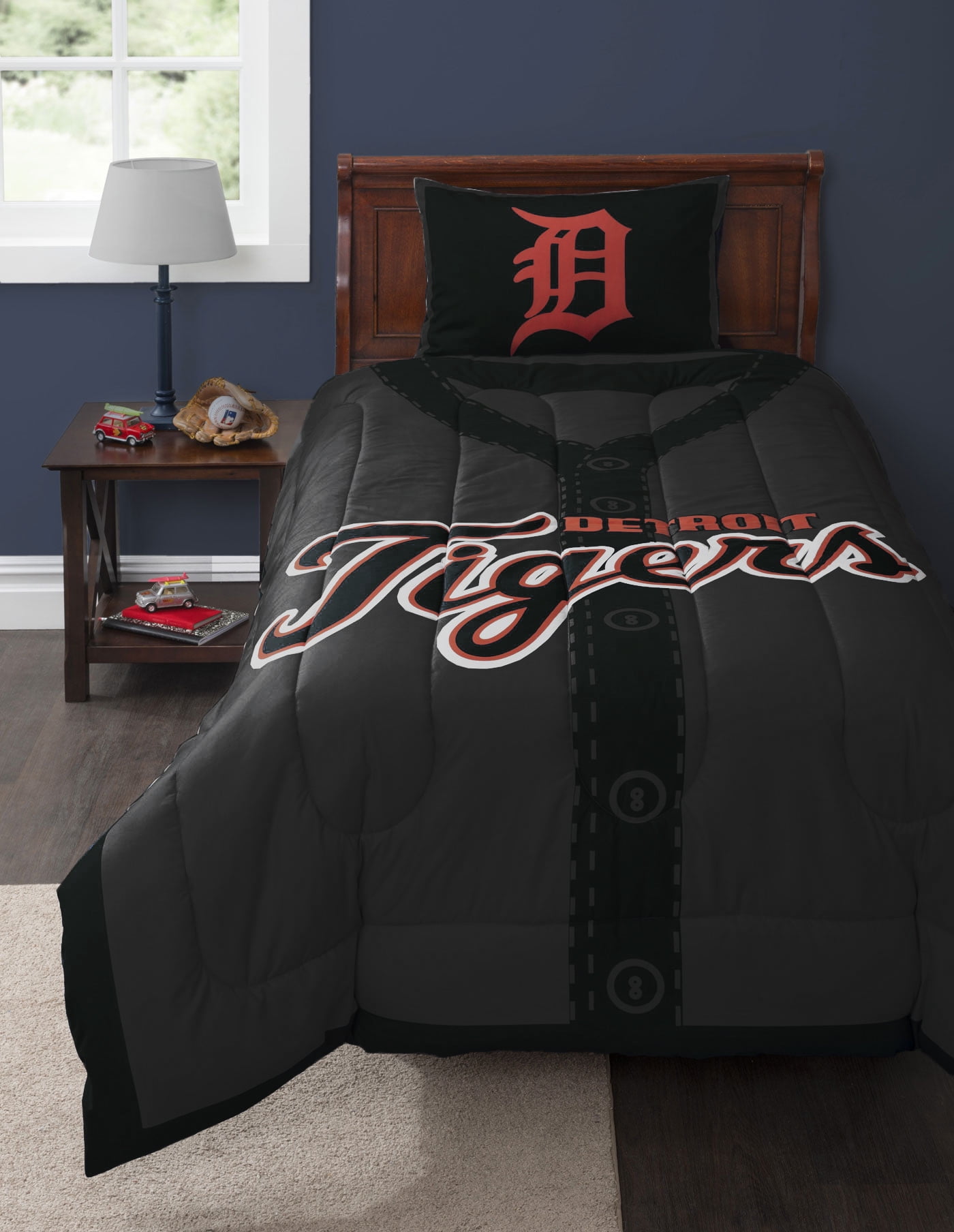 Mlb Detroit Tigers Twin Bedding Comforter Set Com