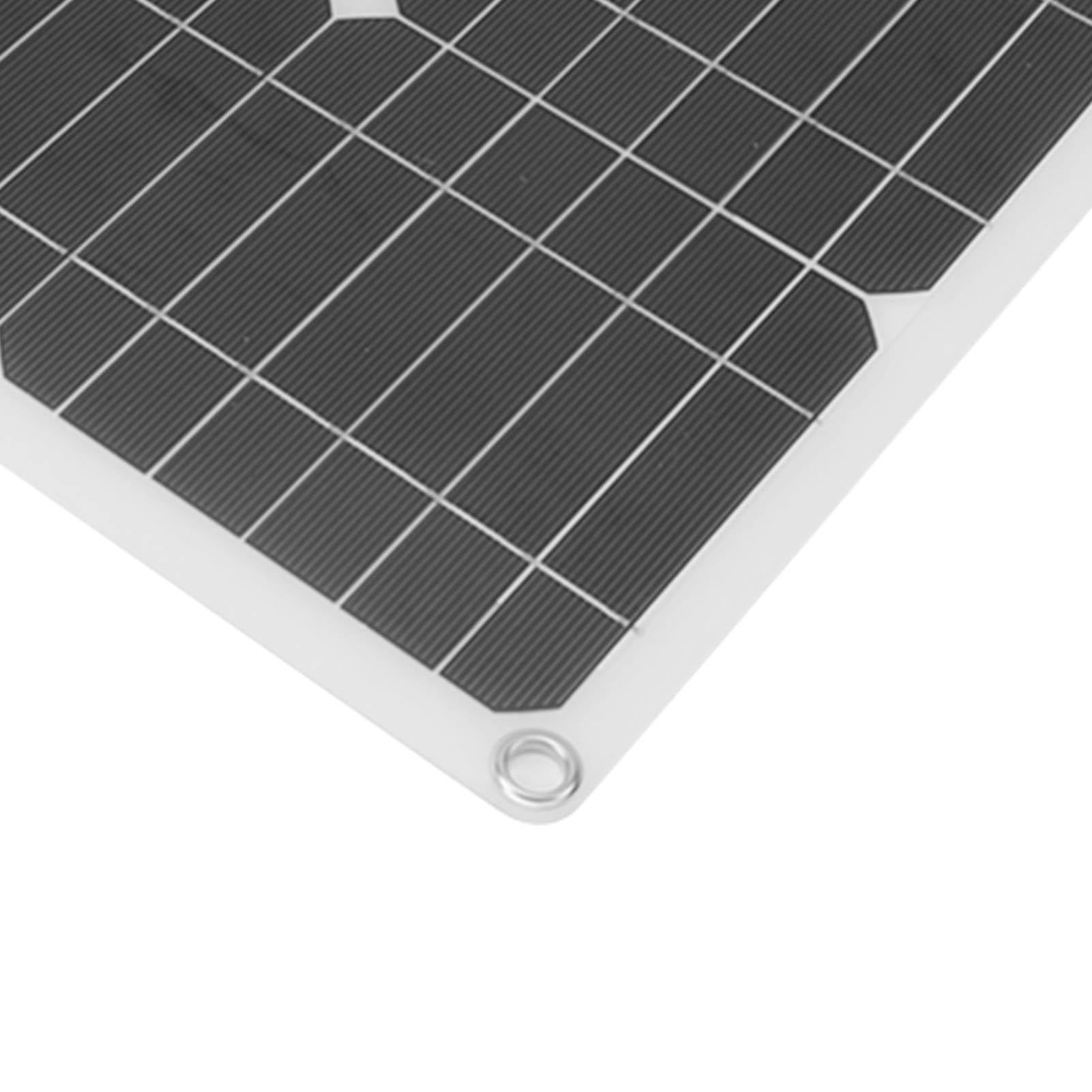 Yajisi 20W 18V Monocrystalline Solar Panel with Battery Box – High‑Efficiency 30% Conversion, Ideal for Cars, Boats, Street Lamps & Water Pumps