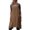 khaki, variant on Pinafore Apron Cross Back Apron with Pockets Cotton Linen Apron Dress Plus Size-Army green