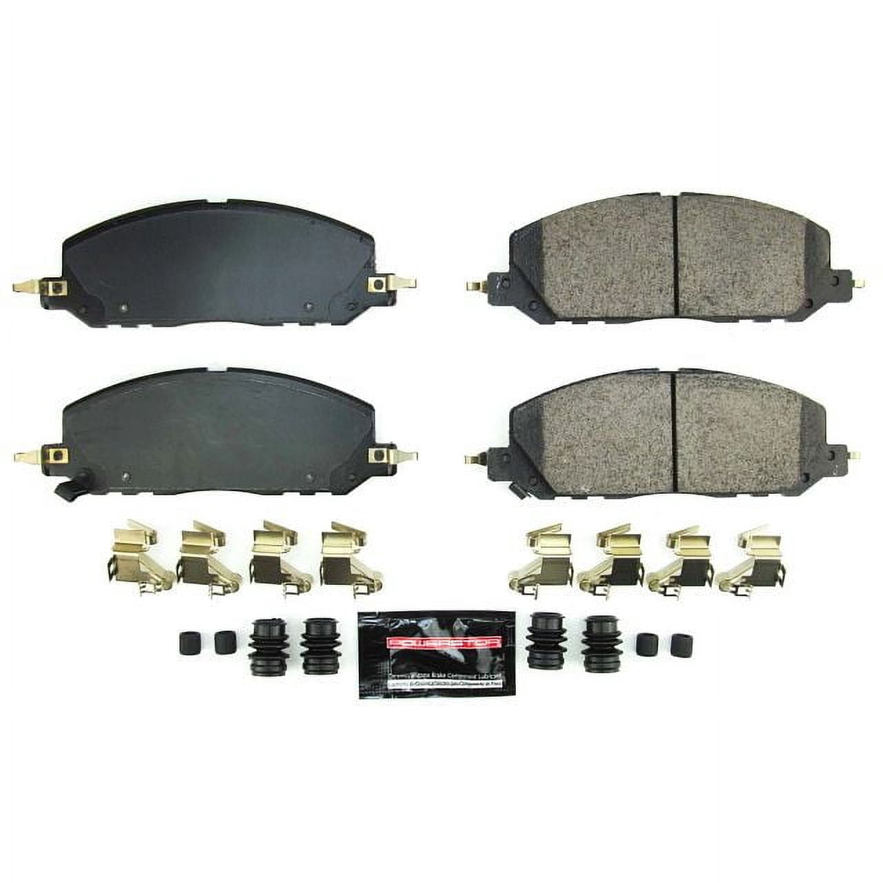 Power Stop Front Z23 Daily Driver Carbon-Fiber Ceramic Brake Pads with Hardware Z23-2229