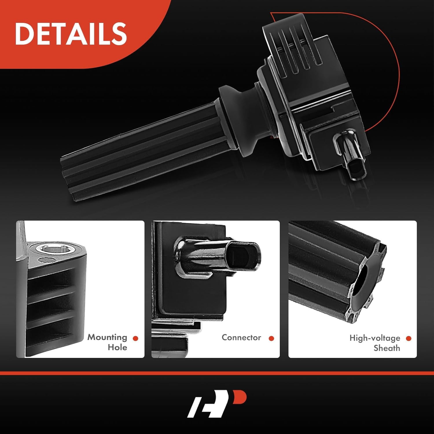 A-Premium Ignition Coil Pack Compatible with Ford EcoSport Edge Escape Explorer Focus Fusion Mustang Lincoln MKC MKT MKZ 2.0L 2.3L 2.5L 4-PC Fits select: 2012-2018 FORD FOCUS SE