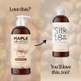 thumbnail image 6 of Moisturizing Shampoo for Frizzy Hair Care - Maple Holistics Silk18 Sulfate Free Shampoo for Dry Hair with Keratin and Silk Amino Acids - Curly Hair Shampoo for Color Treated Hair 16 fl oz, 6 of 7