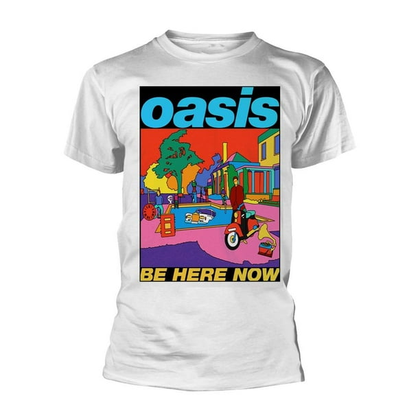 Oasis - Camiseta Be Here Now para Adultos Unisex (Blanco) | Walmart en línea