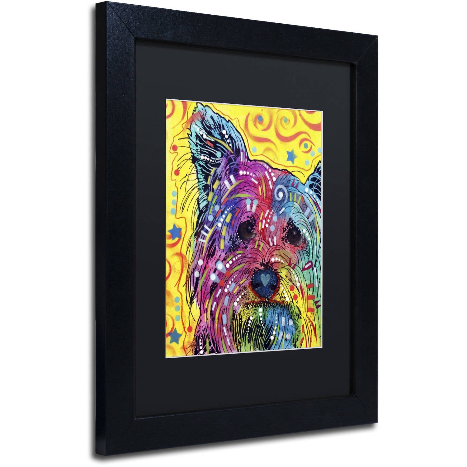 Trademark Fine Art "York I" Canvas Art by Dean Russo, Black Matte, Black Frame